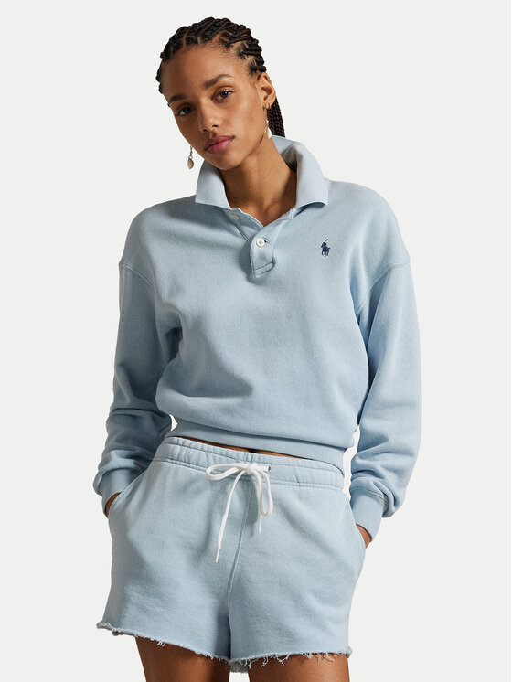 Polo Ralph Lauren Суитшърт 211965097003 Светлосиньо Relaxed Fit за Жени цена