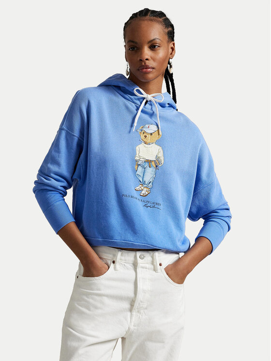 Polo Ralph Lauren Суитшърт 211965110001 Син Relaxed Fit за Жени цена