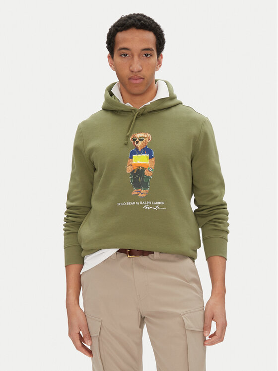 Polo Ralph Lauren Суитшърт 710973147001 Каки Regular Fit за Мъже цена