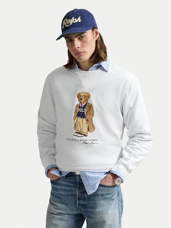 Polo Ralph Lauren Суитшърт 710973161001 Бял Regular Fit за Мъже цена