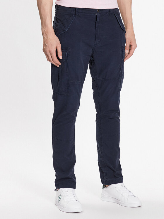 Polo Ralph Lauren Текстилни панталони 710877831003 Тъмносин Slim Fit за Мъже цена