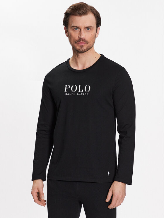 Polo Ralph Lauren Тениска с дълъг ръкав 714899614004 Черен Regular Fit за Мъже цена
