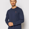 Polo Ralph Lauren Тениска с дълъг ръкав Classics 710671468024 Тъмносин Slim Fit за Мъже цена