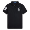Polo Ralph Lauren Тениска с яка и копчета 322703635098 Черен Regular Fit за Момчета цена