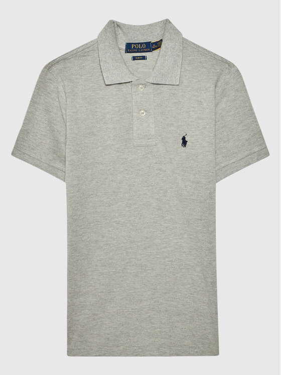 Polo Ralph Lauren Тениска с яка и копчета 323547926 Сив Slim Fit за Момчета цена