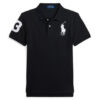 Polo Ralph Lauren Тениска с яка и копчета 323708861111 Черен Regular Fit за Момчета цена