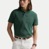 Polo Ralph Lauren Тениска с яка и копчета 710536856458 Зелен Slim Fit цвят на ниска цена