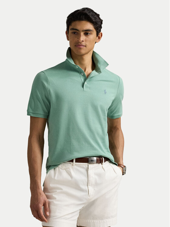 Polo Ralph Lauren Тениска с яка и копчета 710941439022 Зелен Regular Fit за Мъже цена