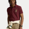 Polo Ralph Lauren Тениска с яка и копчета 710973159001 Бордо Custom Slim Fit за Мъже цена