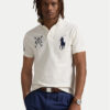 Polo Ralph Lauren Тениска с яка и копчета 710978082002 Бял Custom Slim Fit цвят на ниска цена