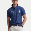Polo Ralph Lauren Тениска с яка и копчета 710978082003 Тъмносин Custom Slim Fit за Мъже цена