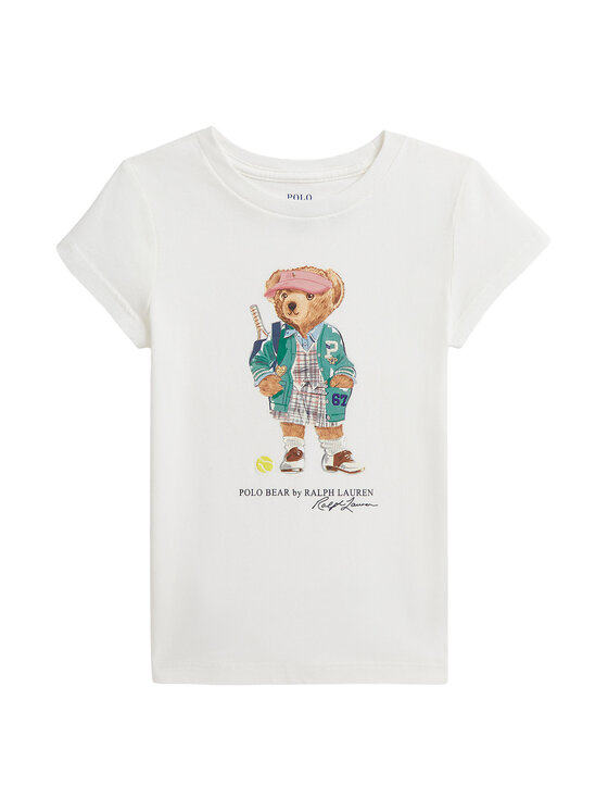 Polo Ralph Lauren Тишърт 312971122002 Бял Regular Fit за Момичета цена
