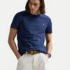 Polo Ralph Lauren Тишърт 710671438426 Тъмносин Custom Slim Fit за Мъже цена