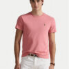 Polo Ralph Lauren Тишърт 710740727096 Розов Custom Slim Fit за Мъже цена