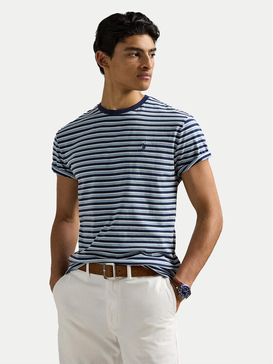 Polo Ralph Lauren Тишърт 710964720001 Син Classic Fit за Мъже цена