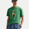 Polo Ralph Lauren Тишърт 710973138001 Зелен Custom Slim Fit за Мъже цена