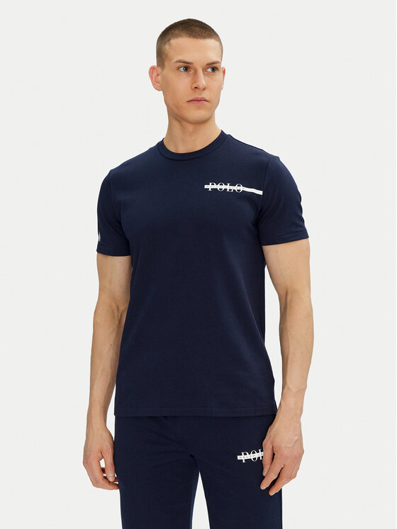 Polo Ralph Lauren Тишърт 714962528005 Тъмносин Regular Fit за Мъже цена