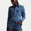 Polo Ralph Lauren дънкова риза 211969402001 Тъмносин Slim Fit за Жени цена