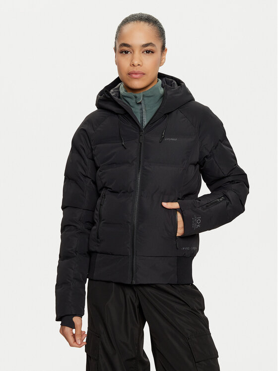 Protest Скиорско яке Alysumi 6610744 Черен Slim Fit за Жени цена