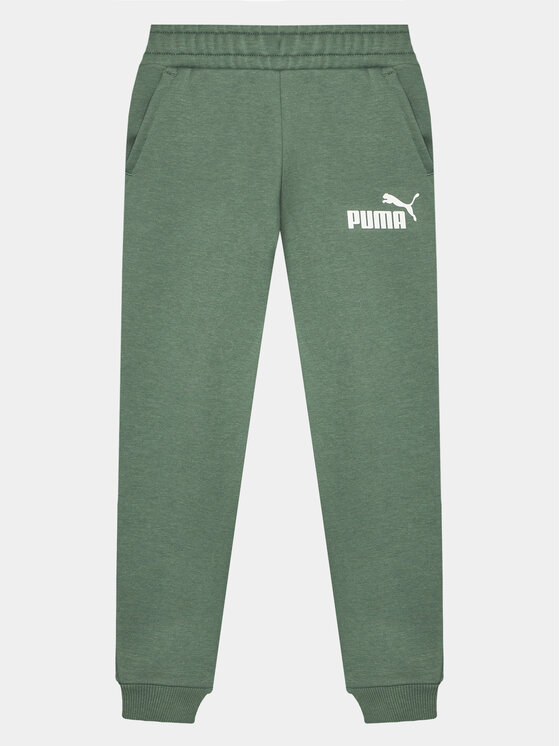 Puma Долнище анцуг Ess Logo 586973 Зелен Regular Fit за Момчета цена