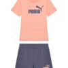 Puma Комплект тишърт и панталонки Ess 686307 Розов Regular Fit цвят на ниска цена