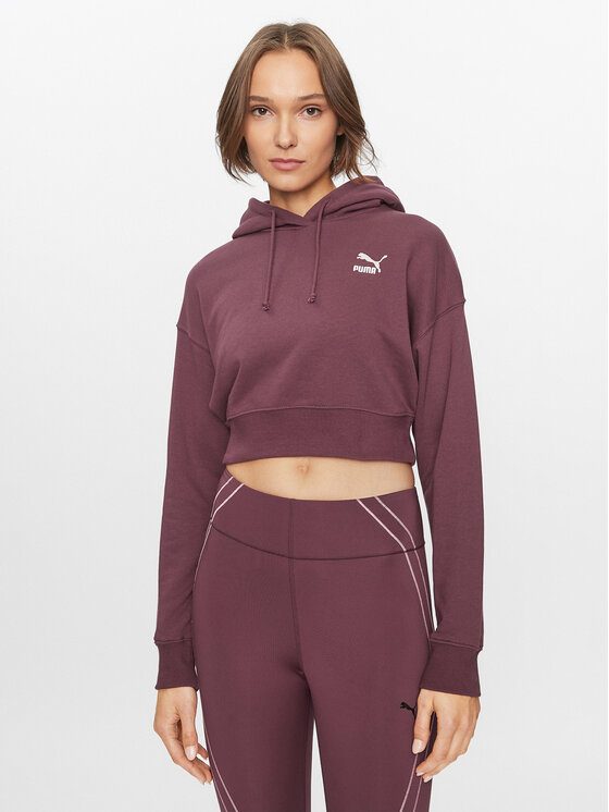 Puma Суитшърт Classics 621409 Бордо Regular Fit за Жени цена