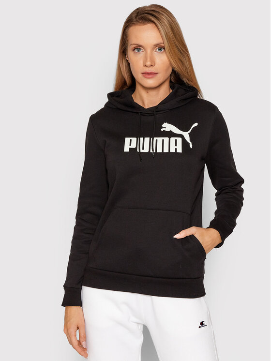 Puma Суитшърт Essentials Logo 586788 Черен Regular Fit за Жени цена