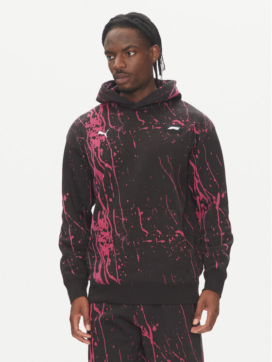 Puma Суитшърт F1 Color Splash 630170 Черен Relaxed Fit за Мъже цена