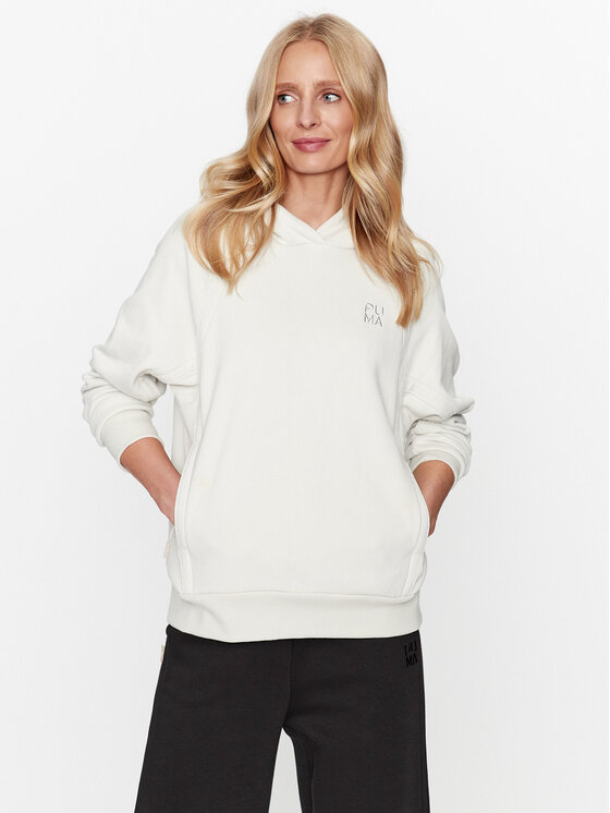 Puma Суитшърт Infuse 621444 Екрю Relaxed Fit за Жени цена