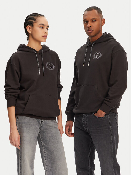 Puma Суитшърт Unisex Harry Potter 630093 Черен Relaxed Fit за Унисекс цена