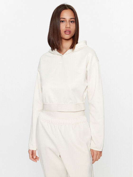 Puma Суитшърт от техническо трико Puma Strong Power 523876 Екрю Regular Fit за Жени цена