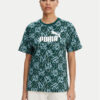 Puma Тишърт Ess Graphic 685070 Зелен Loose Fit за Жени цена