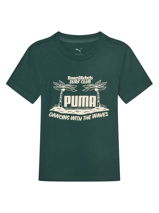 Puma Тишърт MID90S Graphic 685152 Зелен Regular Fit за Момчета цена