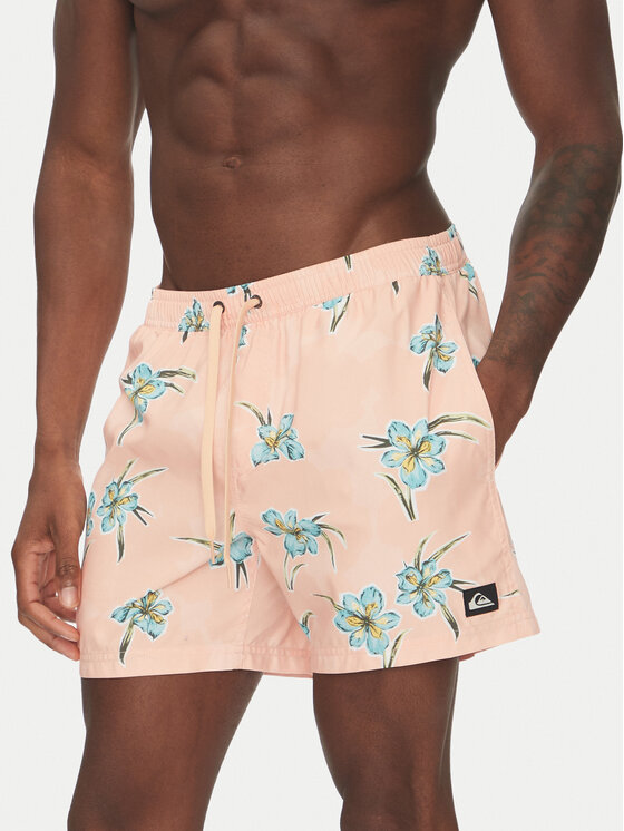 Quiksilver Плувни шорти Everyday Straight Volley 15 EQYJV04121 Оранжев Regular Fit за Мъже цена