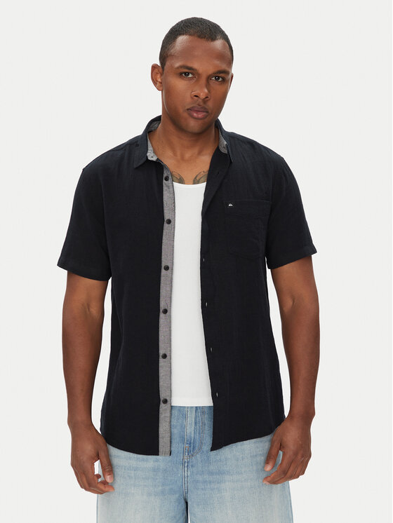 Quiksilver Риза Time Box EQYWT04622 Черен Regular Fit за Мъже цена