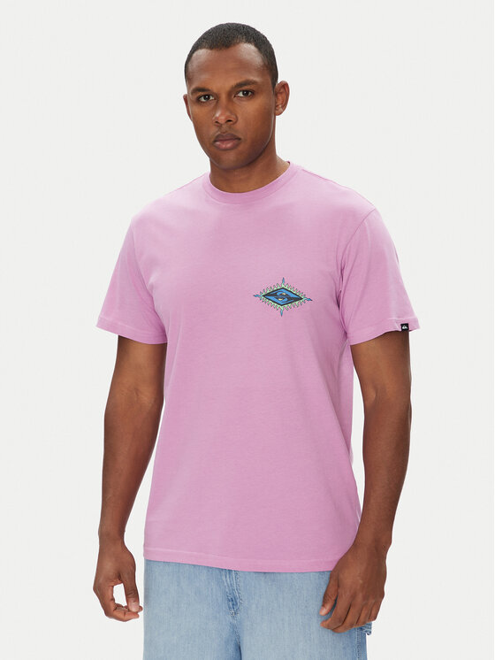 Quiksilver Тишърт Ev Beach Blast EQYZT08046 Виолетов Regular Fit за Мъже цена