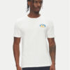 Quiksilver Тишърт Ev Flower Chaos Ss EQYZT08050 Бял Regular Fit за Мъже цена
