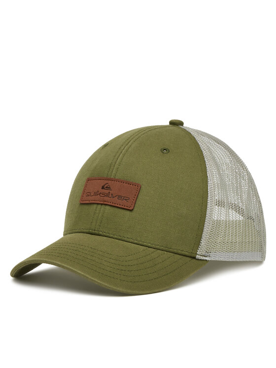 Quiksilver Шапка с козирка Down The Hatch AQYHA05096 Зелен за Мъже цена