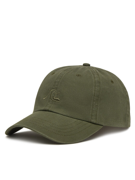 Quiksilver Шапка с козирка Rad Splatter AQYHA04939 Зелен за Мъже цена