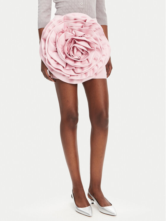 ROTATE Мини пола 1137841011 Розов Slim Fit за Жени цена