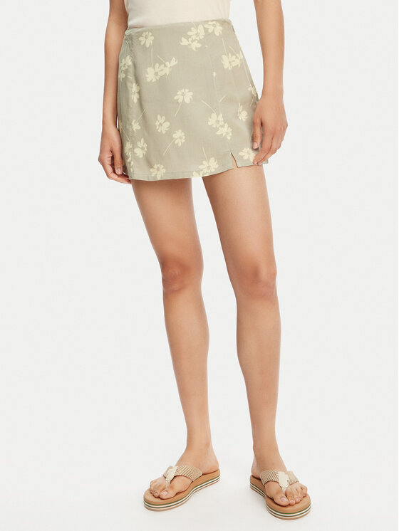 RVCA Мини пола Reform 23B141501 Зелен Regular Fit за Жени цена