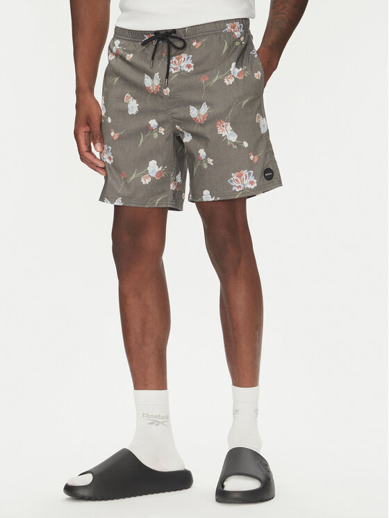 RVCA Плувни шорти AVYBS00265 Сив Regular Fit за Мъже цена