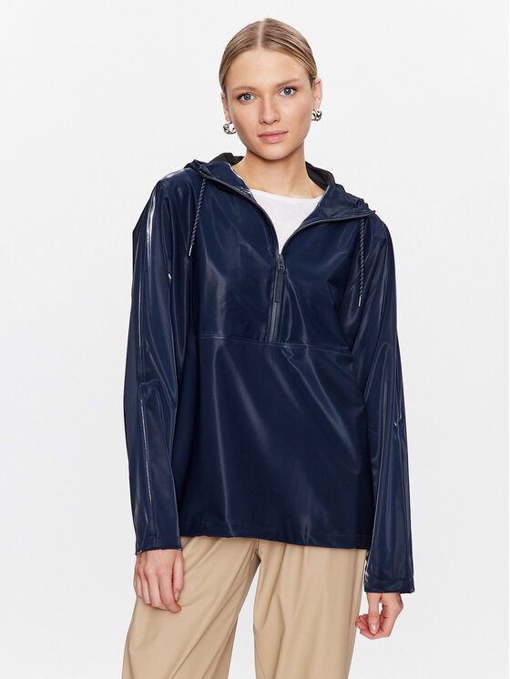 Rains Анорак 18030 Син Casual Fit за Жени цена