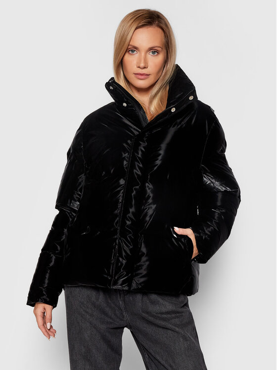 Rains Зимно яке Unisex 1522 Черен Boxy Fit за Унисекс цена