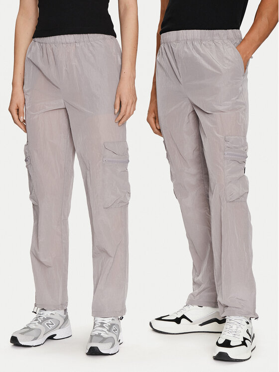 Rains Текстилни панталони Kano Pants Regular 19200 Сив Regular Fit за Унисекс цена