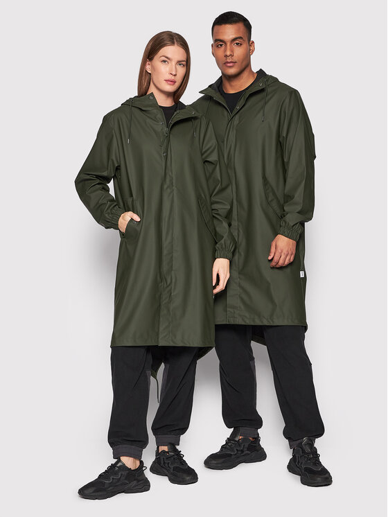Rains Яке за дъжд Unisex 18140 Зелен Regular Fit за Унисекс цена
