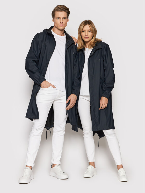 Rains Яке за дъжд Unisex 18140 Тъмносин Regular Fit за Унисекс цена