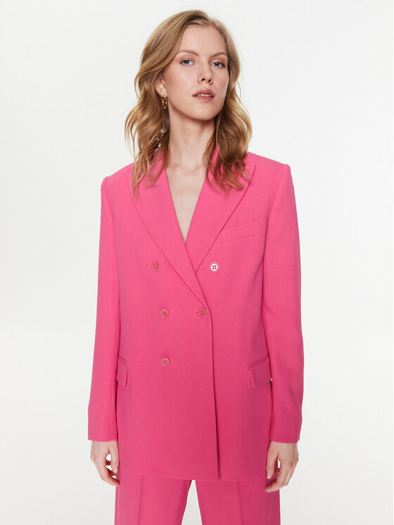 Red Valentino Сако 2R3CEC402EU Розов Regular Fit за Жени цена