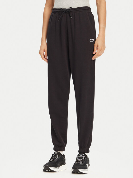 Reebok Долнище анцуг 100071691 Черен Regular Fit за Жени цена