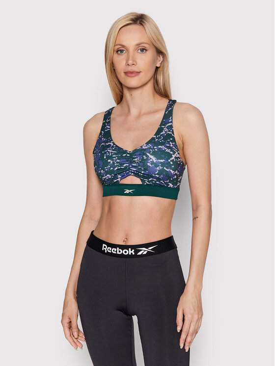 Reebok Спортен сутиен Modern Safari HK4806 Зелен за Жени цена